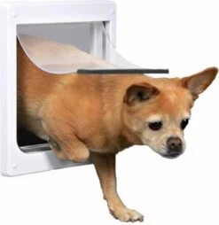 Trixie 2-Weg Hondenluik Wit - S-M 30 X 36 CM -Dieren Product Winkel 1169x1200 7