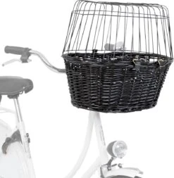 Trixie Wilgen Fietsmand Voorop Zwart Met Kussen En Kap - 50X41X35 CM -Dieren Product Winkel 1171x1200 10