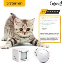 Catchit!® Interactieve Zelfrollende Bal Katten - Kattenspeeltjes - Inclusief USB Kabel En Staartjes - Kattenspeelgoed - Smart - Grijs -Dieren Product Winkel 1171x1200 3