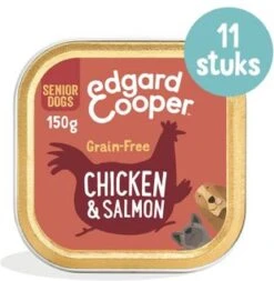 11x Edgard & Cooper Kuipje Vers Vlees Senior Hondenvoer Kip - Zalm 150 Gr -Dieren Product Winkel 1173x1200 13