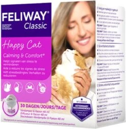Feliway Classic - Startset - 1 Verdamper + 1 Vulling 48ml - Anti-stress Voor Kat -Dieren Product Winkel 1176x1200