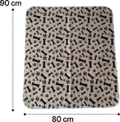 Sharon B - Puppy Training Pad - Plasmat - Beige Met Botjesprint - 80x90 Cm - Hondentoilet - Herbruikbaar - Wasbaar 19 Sharon B - Puppy Training Pad - Plasmat - Beige Met Botjesprint - 80x90 Cm - Hondentoilet - Herbruikbaar - Wasbaar -Dieren Product Winkel 1176x1200 6
