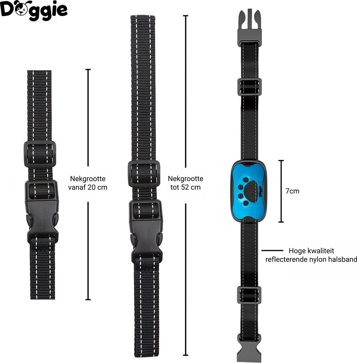 Doggie™ Anti Blafband - Diervriendelijk - GEEN Schok - Anti Blafband - Hondenhalsband 4 Doggie™ Anti Blafband - Diervriendelijk - GEEN Schok - Anti Blafband - Hondenhalsband - Afbeelding 4