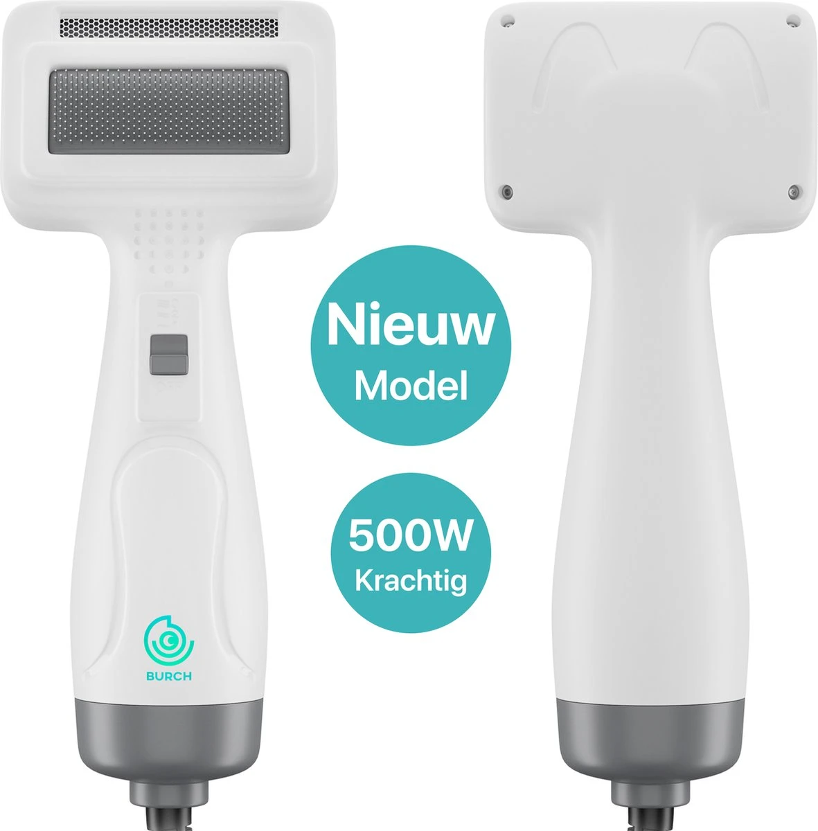 BURCH PetCare Ace - Waterblazer Voor Honden - Handzame Hondenföhn - RVS Borstel - 500W 9 BURCH PetCare Ace - Waterblazer Voor Honden - Handzame Hondenföhn - RVS Borstel - 500W - Afbeelding 9