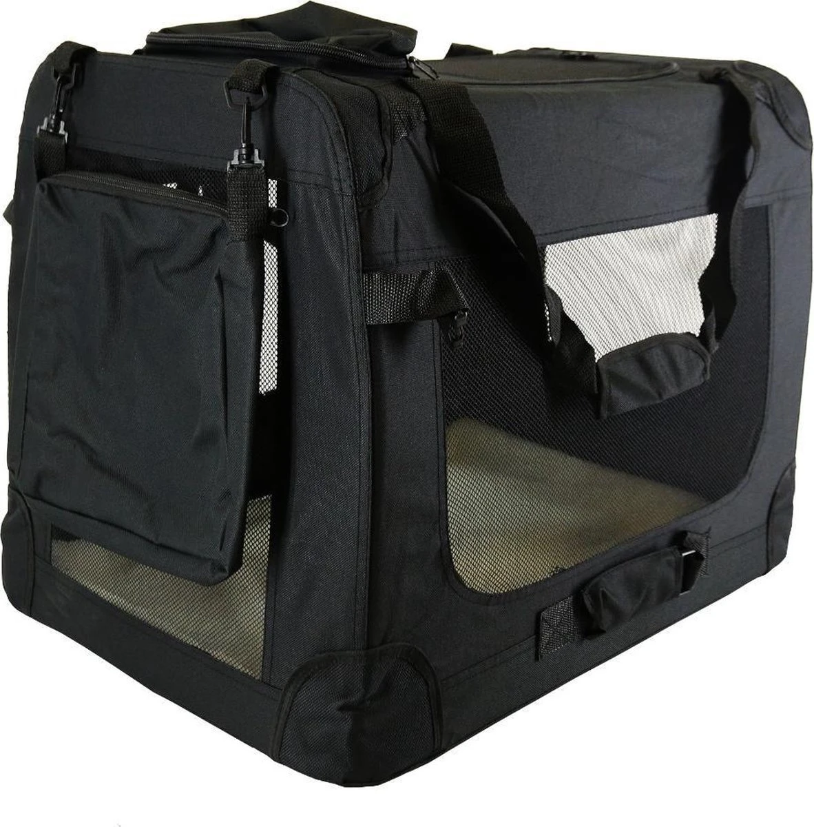 Topmast Reisbench Nylon Bench Stoffen Bench Zwart 120 X 79 X 79 Cm - Honden Boven 50 Kilo 1 Topmast Reisbench Nylon Bench Stoffen Bench Zwart 120 X 79 X 79 Cm - Honden Boven 50 Kilo