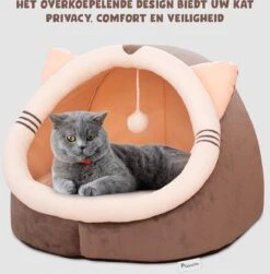 Kattenmand - Kattenhuis - Kattenbed - Kattenhangmat - Poezenmand - Kattenkussen - 40 Cm -Dieren Product Winkel 1182x1200 3