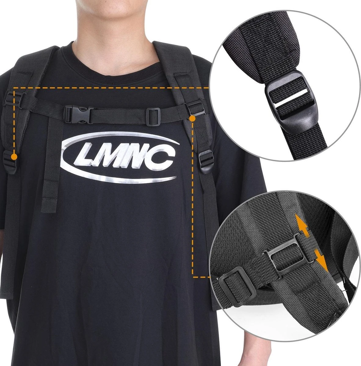 Cadoca Hondenrugzak - Tot 12kg Draagcomfort Verstelbaar - Zwart 17 Cadoca Hondenrugzak - Tot 12kg Draagcomfort Verstelbaar - Zwart - Afbeelding 17