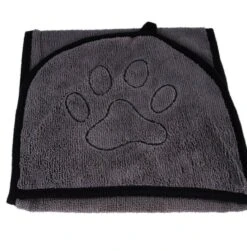 N4dogs – Hondenhanddoek – Honden Handdoek – Microvezel Handdoek – Handdoek Hond – Droogdoek Hond – Dierendeken – Sterk Absorberend – Handdoek Met Zakken - Grijs - 66 X 23 Cm -Dieren Product Winkel 1183x1200 7