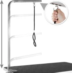 Tectake- Trimtafel Met Lus - Tafelhoogte: 76 Cm - Zwart / Grijs - 402892 -Dieren Product Winkel 1185x1200 8