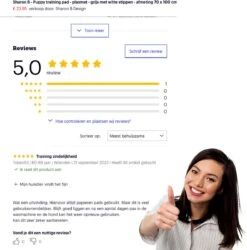 XXL Puppy Training Pad - Plasmat - Zwart - 104 X 104 Cm - Hondentoilet - Herbruikbaar - Wasbaar -Dieren Product Winkel 1185x1200 9