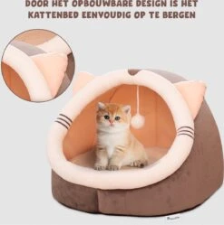 Kattenmand - Kattenhuis - Kattenbed - Kattenhangmat - Poezenmand - Kattenkussen - 40 Cm -Dieren Product Winkel 1188x1200 13