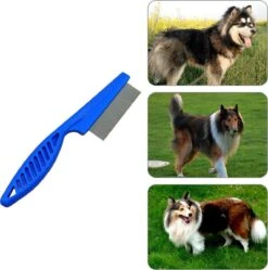 By Qubix Vlooienkam Voor Zowel Katten Als Honden 18.5CM - Blauw -Dieren Product Winkel 1188x1200 15