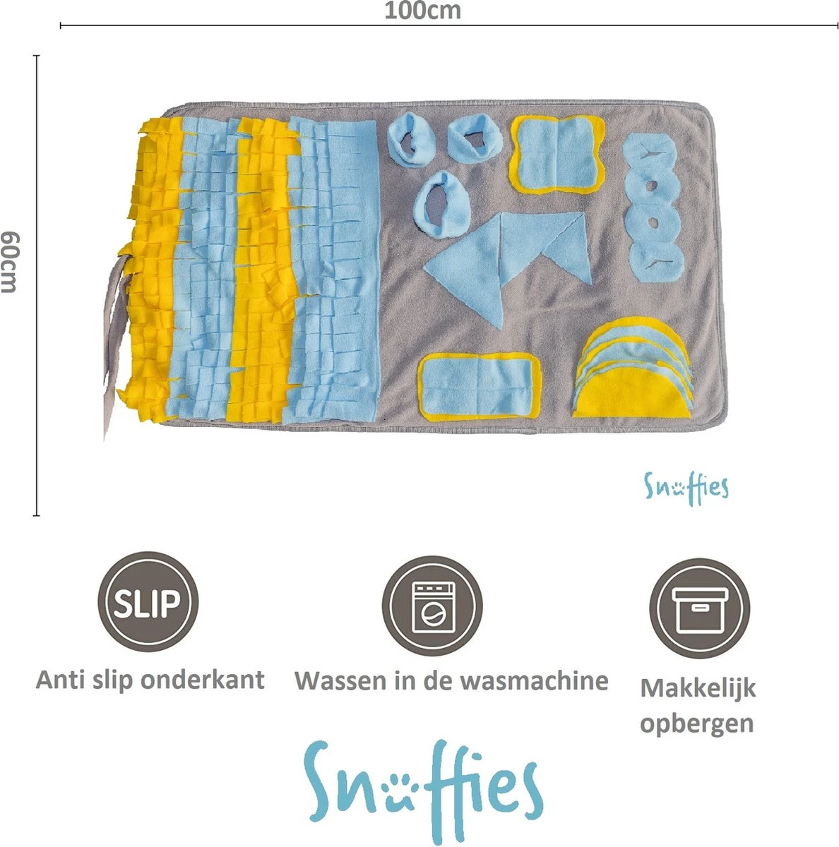 Snuffies Snuffelmat Jara 100x65cm - Snuffelmat – Snuffelmatten - Honden Speelgoed - Honden Speelgoed Intelligentie – Snuffelmat - Snuffelmat Hond - Snuffelmatten – Hersenwerk – Honden Speeltjes – Puppy - Puppy Speelgoed - Honden Denkspelletjes 6 Snuffies Snuffelmat Jara 100x65cm - Snuffelmat – Snuffelmatten - Honden Speelgoed - Honden Speelgoed Intelligentie – Snuffelmat - Snuffelmat Hond - Snuffelmatten – Hersenwerk – Honden Speeltjes – Puppy - Puppy Speelgoed - Honden Denkspelletjes - Afbeelding 6