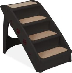 Relaxdays Hondentrap Auto - Inklapbaar - Opstapje Voor Honden - 4 Treden - Trapje Hond - Zwart -Dieren Product Winkel 1189x1200 18