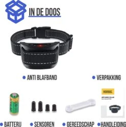 STARMAN Anti Blafband Voor Honden - 3-60KG - Diervriendelijk - Zonder Schok - Vibratie En Audio - Anti Blaf Band -Dieren Product Winkel 1191x1200 5