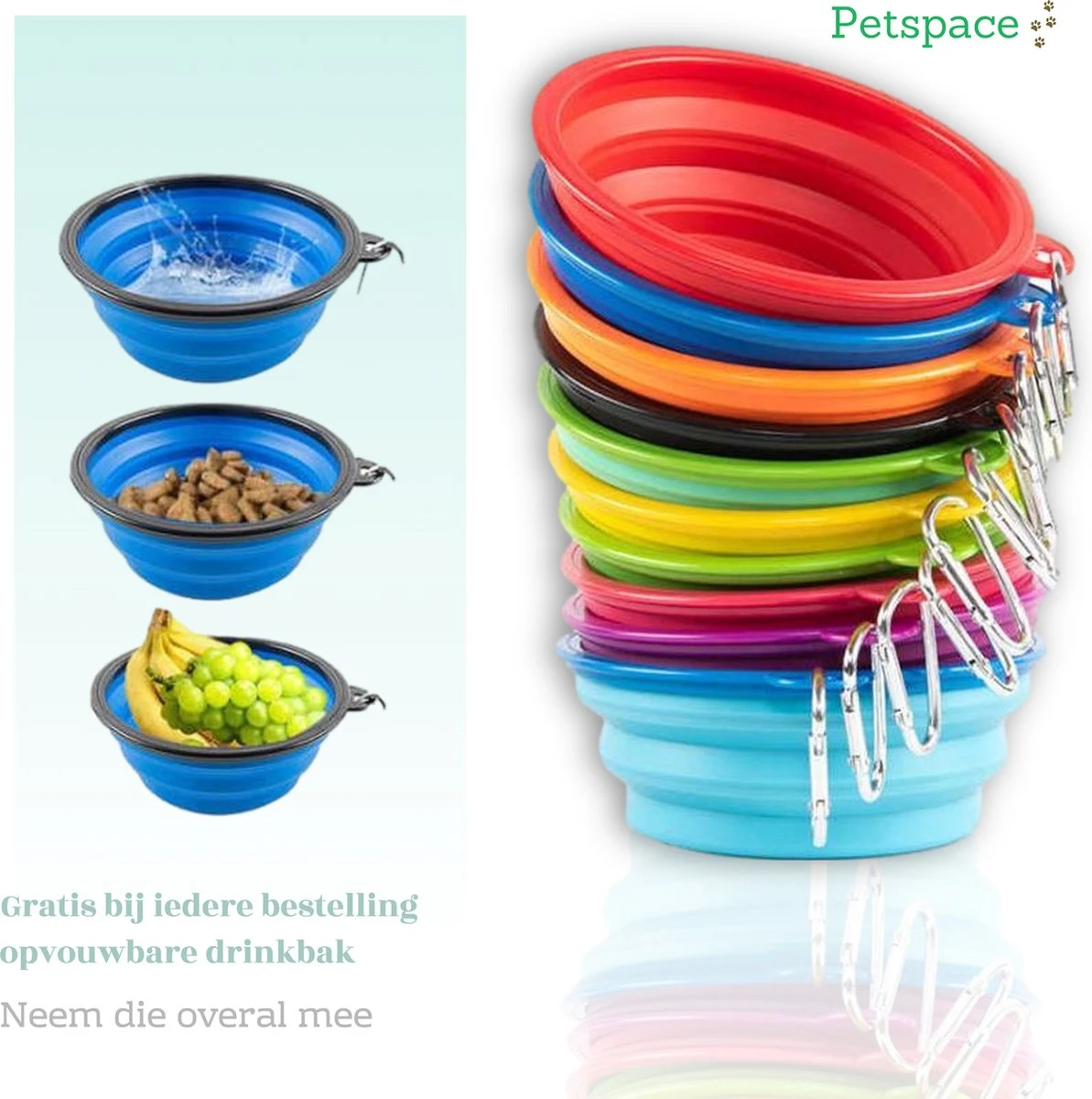 Petspace - Huisdieren Fietstas - Honden Fietsmand - Stuurtas Fiets - Fietsmand Voor Honden - Hondenfietsmand Voorop - Grijs 11 Petspace - Huisdieren Fietstas - Honden Fietsmand - Stuurtas Fiets - Fietsmand Voor Honden - Hondenfietsmand Voorop - Grijs - Afbeelding 11