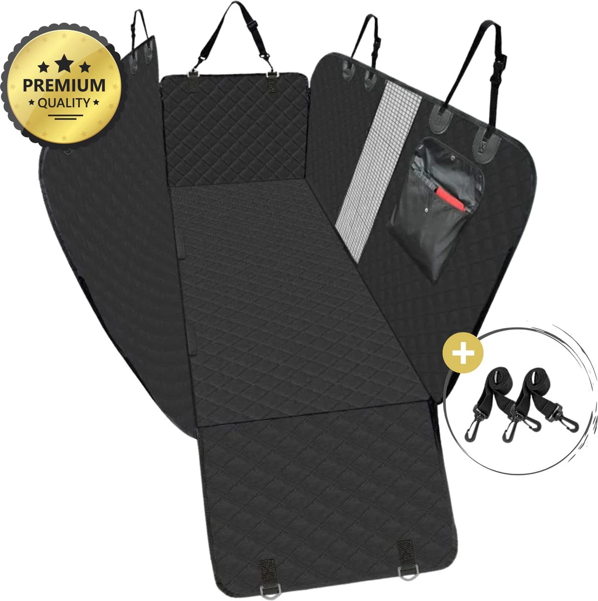 Merkloos Premium Quality Hondendeken Auto Achterbank En Kofferbak - Met Kijkvenster En Opbergvak - 100% Waterbestendig En Vuilafstotend - Veiligheid - Hoge Kwaliteit Duurzaam Materiaal - Met Gratis Verstelbare Riemen - Beschermhoes Auto - Hondendeken - Puppy 1 Merkloos Premium Quality Hondendeken Auto Achterbank En Kofferbak - Met Kijkvenster En Opbergvak - 100% Waterbestendig En Vuilafstotend - Veiligheid - Hoge Kwaliteit Duurzaam Materiaal - Met Gratis Verstelbare Riemen - Beschermhoes Auto - Hondendeken - Puppy