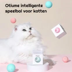 Otiume Slimme Katten Speeltje - Interactieve Zelf Rollende Bal Voor Katten - Kattenspeeltjes - USB Oplaadbaar- Turquoise -Dieren Product Winkel 1195x1200 1