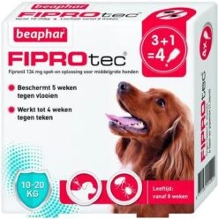 Beaphar Fiprotec Vlooien- En Tekenmiddel Hond 10-20 Kg - 4 Pipetten 27 Beaphar Fiprotec Vlooien- En Tekenmiddel Hond 10-20 Kg - 4 Pipetten -Dieren Product Winkel 1195x1200 27