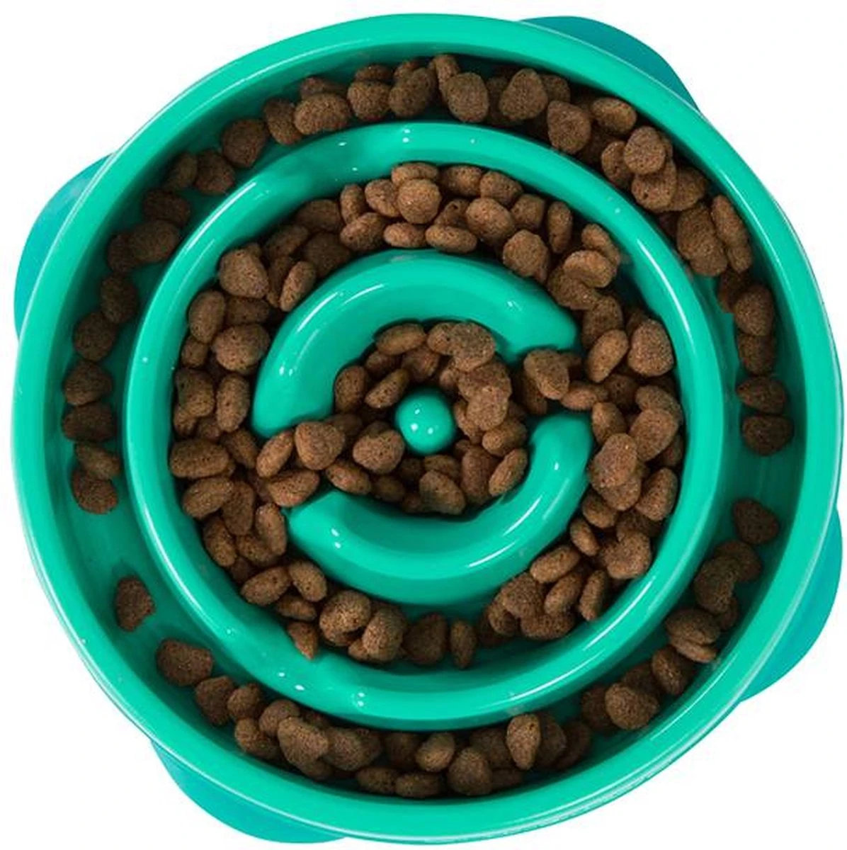 Outward Hound Slo Bowl Fun Feeder Voerbak - Anti Schrok Voerbak - Voerbak Slo-Bowl Mini Drop Teal Lichtblauw - 22X22X5 CM 18 Outward Hound Slo Bowl Fun Feeder Voerbak - Anti Schrok Voerbak - Voerbak Slo-Bowl Mini Drop Teal Lichtblauw - 22X22X5 CM - Afbeelding 18