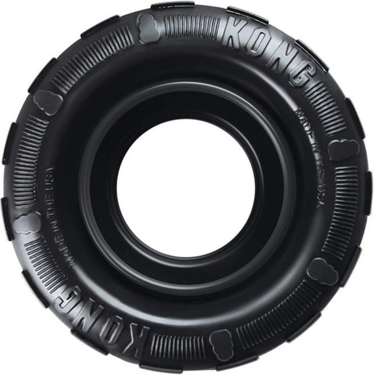 Kong Traxx Hondenspeelgoed - Rubber - M/L- Zwart 3 Kong Traxx Hondenspeelgoed - Rubber - M/L- Zwart - Afbeelding 3