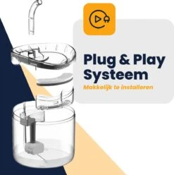 MIRO Luxe Drinkfontein - Drinkbak - Katten & Honden - Plug & Play - Zeer Stil - Met Sensor - 1.8 Liter Inhoud - + Extra Filter - Nederlandse Handleiding -Dieren Product Winkel 1197x1200 16