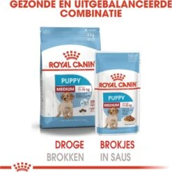 Royal Canin Shn Medium Puppy Pouch - Hondenvoer - 10 X 140 G 22 Royal Canin Shn Medium Puppy Pouch - Hondenvoer - 10 X 140 G -Dieren Product Winkel 1198x1200 42