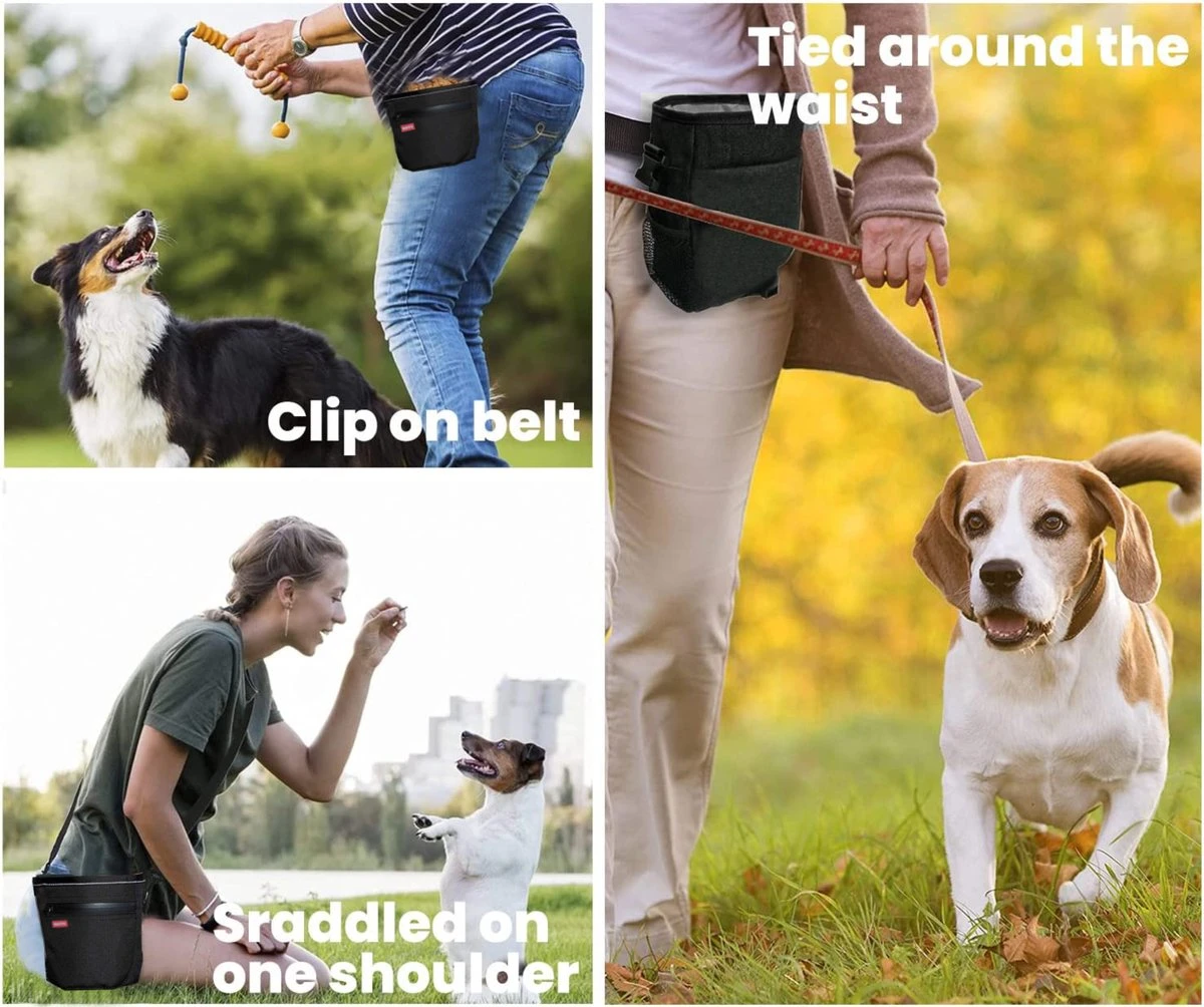 BOTC Honden Beloning Tasje – Beloningstasje - Honden Snoepjes – Beloningszakje - Zwart 5 BOTC Honden Beloning Tasje – Beloningstasje - Honden Snoepjes – Beloningszakje - Zwart - Afbeelding 5