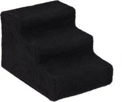 Relaxdays Hondentrap 3 Treden - Trapje Voor Honden - Opstapje Hond - Binnen - Hondentrapje - Zwart -Dieren Product Winkel 1200x1006 2