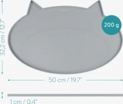 Navaris Siliconen Voederbakmat Voor Katten - Waterdichte Anti-slip Mat Voor Voerbak En Waterbak - 50x32 Cm - In Grijs Kattendesign 11 Navaris Siliconen Voederbakmat Voor Katten - Waterdichte Anti-slip Mat Voor Voerbak En Waterbak - 50x32 Cm - In Grijs Kattendesign -Dieren Product Winkel 1200x1009 1