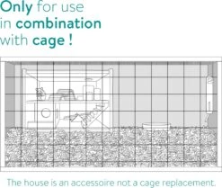 Navaris Houten Hamsterhuis - Speelhut Voor Hamsters, Kleine Knaagdieren, Gerbils, Muizen - Schuilplaats Op Twee Etages Voor Hamster, Cavia, Muis -Dieren Product Winkel 1200x1015 3