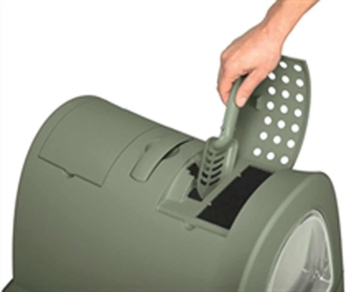 Imac Kattenbak Zuma Met Schuiflade Groen 56x40x42,5 Cm 3 Imac Kattenbak Zuma Met Schuiflade Groen 56x40x42,5 Cm - Afbeelding 3