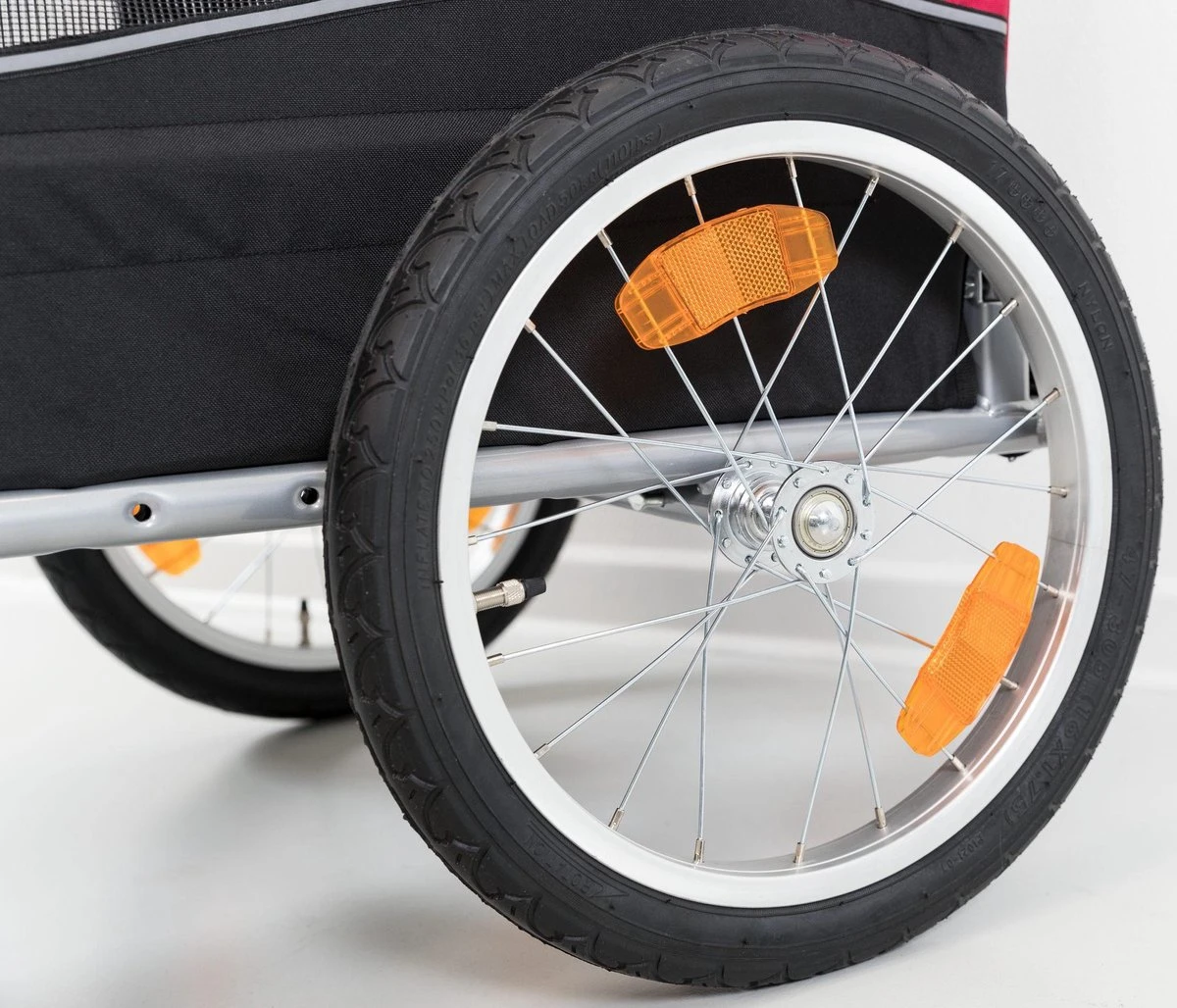 Trixie Hondenfietskar Zwart / Rood - 75X63X68 CM 11 Trixie Hondenfietskar Zwart / Rood - 75X63X68 CM - Afbeelding 11