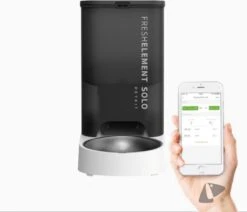 PETKIT® Element SOLO ZWART – Automatische Voerbak Kat – 3L – Vershoudend – Met App