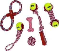 Honden Speelgoed - Puppy Speelgoed - 11 Stuks - Roze - 1 Speeltje Gratis - Honden Knuffel - Trektouw - Honden Speeltjes -Dieren Product Winkel 1200x1033 4