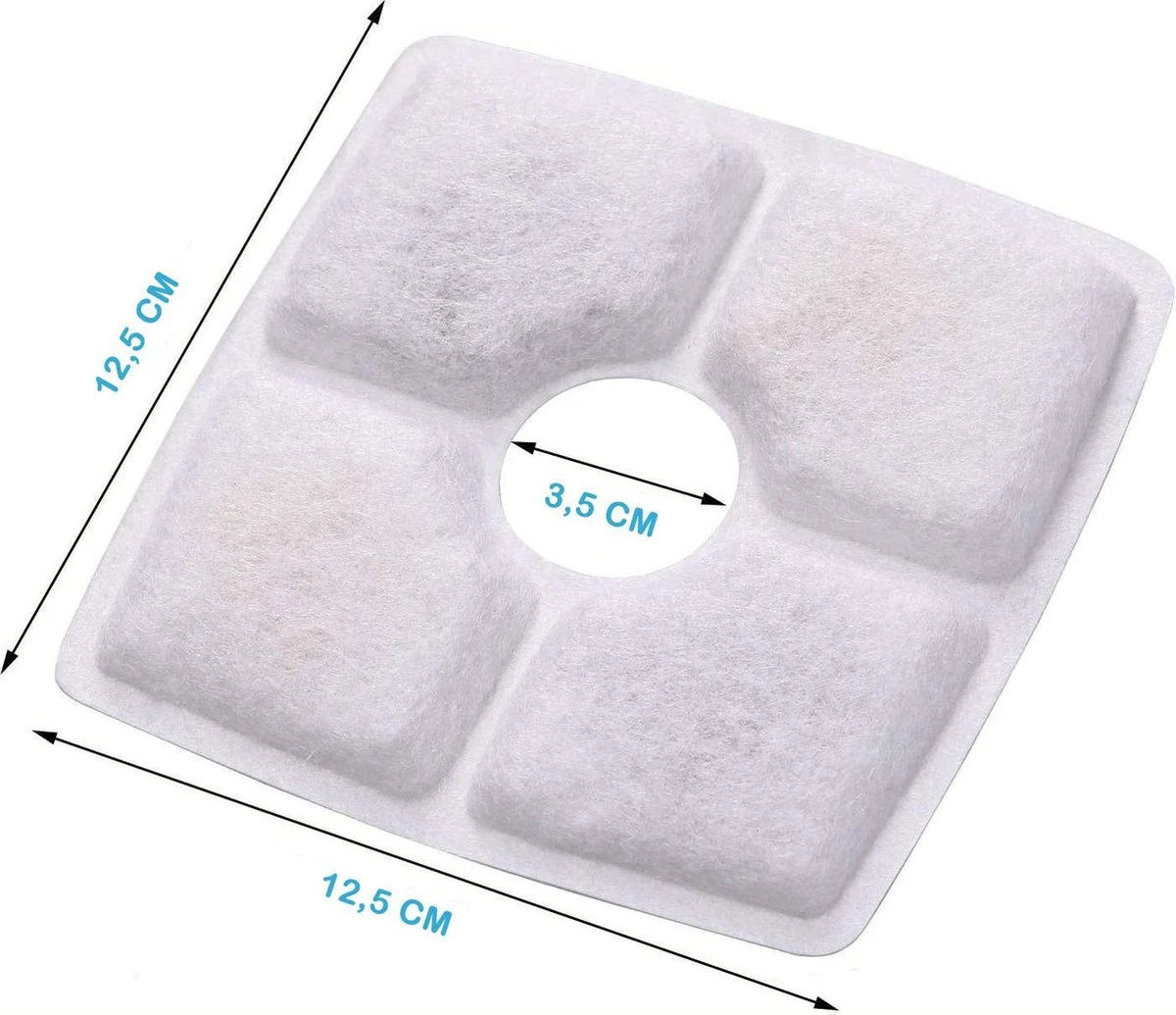 Lucky Paw By Qumax Drinkfontein Filters - Navulling Set - 4 St. 5 Lucky Paw By Qumax Drinkfontein Filters - Navulling Set - 4 St. - Afbeelding 5