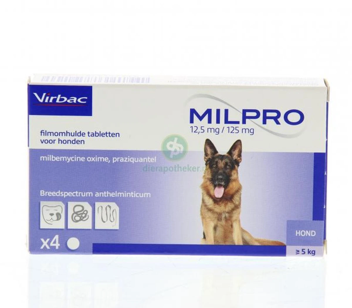 Milpro Ontwormingsmiddel - Hond Boven 5 Kg - 4 Tabletten 5 Milpro Ontwormingsmiddel - Hond Boven 5 Kg - 4 Tabletten - Afbeelding 5