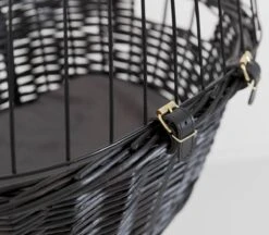 Trixie Wilgen Fietsmand Voorop Zwart Met Kussen En Kap - 50X41X35 CM -Dieren Product Winkel 1200x1051 7