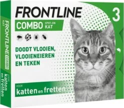 Frontline Combo Anti Vlooienmiddel En Tekenmiddel Kat - 3 Pipetten -Dieren Product Winkel 1200x1053