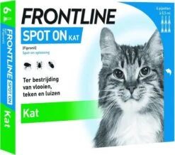 Frontline Spot-On Anti Vlooienmiddel Kat - 6 Pipetten 17 Frontline Spot-On Anti Vlooienmiddel Kat - 6 Pipetten -Dieren Product Winkel 1200x1057 2