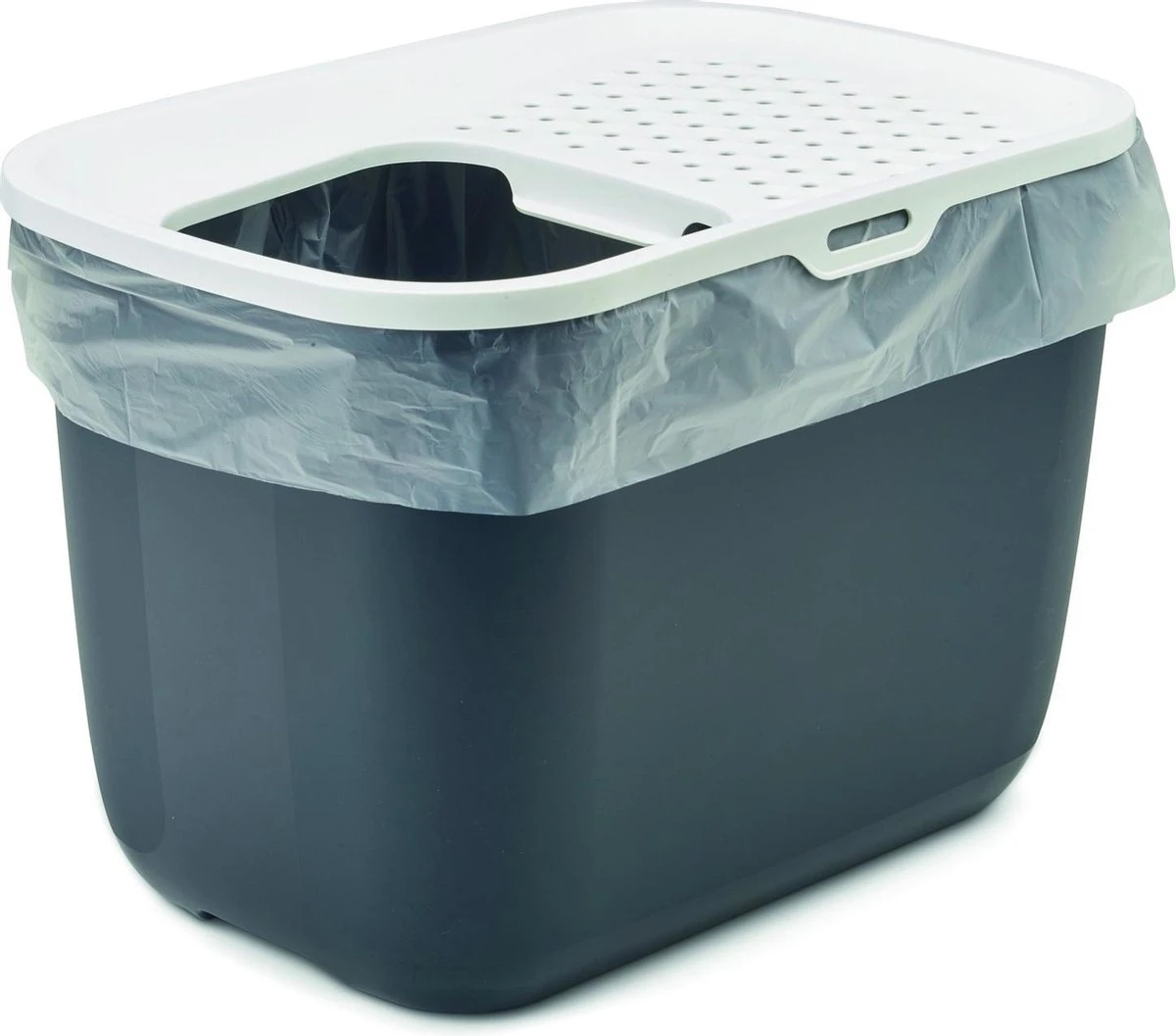 Savic Hop In - Kattenbak - Grijs - 58,5 X 39 X 39,5 Cm 3 Savic Hop In - Kattenbak - Grijs - 58,5 X 39 X 39,5 Cm - Afbeelding 3