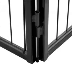 Transformeerbare Hondenren - Dieromheining Van 60 Cm Hoog En 210 Cm Diagonaal - Zwart -Dieren Product Winkel 1200x1061 12