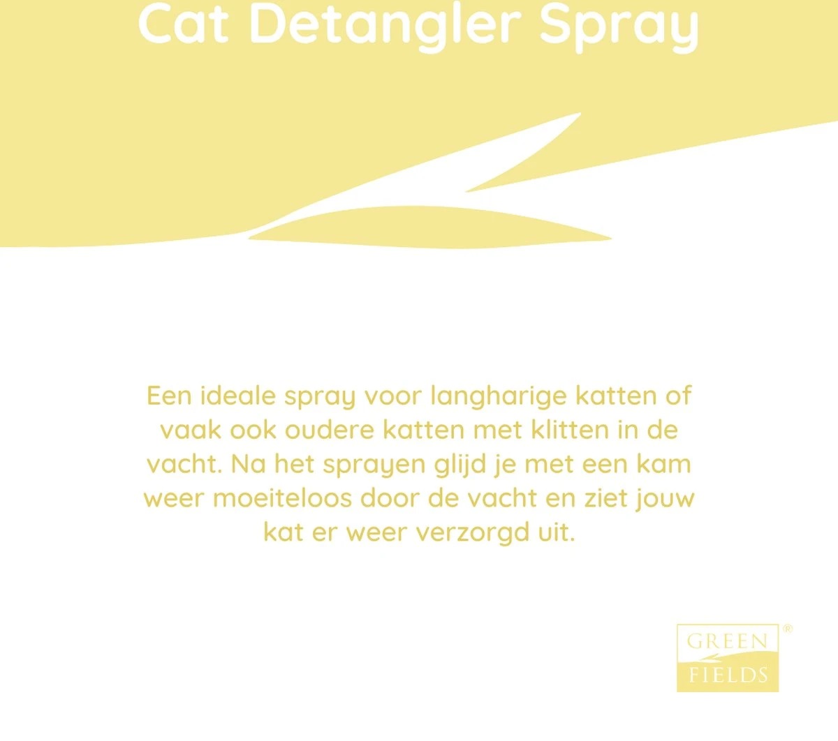 Anti-klit Spray Voor Katten - Greenfields 200 Ml - 200 Ml 1 Anti-klit Spray Voor Katten - Greenfields 200 Ml - 200 Ml