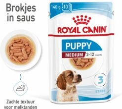 Royal Canin Shn Medium Puppy Pouch - Hondenvoer - 10 X 140 G 36 Royal Canin Shn Medium Puppy Pouch - Hondenvoer - 10 X 140 G -Dieren Product Winkel 1200x1067 7