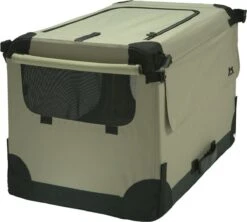 Maelson Soft Kennel - Robuuste Hondenbench Van Zacht Materiaal - Opvouwbare Kennel Met Stevig Stalen Binnenframe - Beige/zwart - XXS / XS / S / M / L / XL / XXL - 72 S -Dieren Product Winkel 1200x1080 12