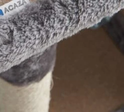 ACAZA Krabpaal, Kattenboom Met Krabbord En Huisjes Voor Meerdere Katten, Lichtgrijs -Dieren Product Winkel 1200x1081