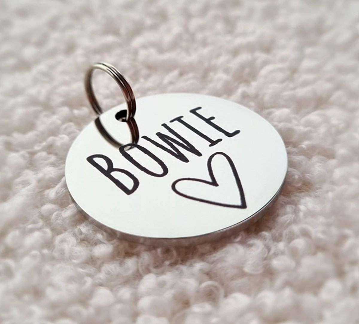 Dierenpenning Rond | Zilver | Roestvrij Staal RVS | Diameter 3 Cm | Inclusief Naam En Telefoonnummer Graveren | Gegraveerde Penning Hond | Hondenpenning 2 Dierenpenning Rond | Zilver | Roestvrij Staal RVS | Diameter 3 Cm | Inclusief Naam En Telefoonnummer Graveren | Gegraveerde Penning Hond | Hondenpenning - Afbeelding 2