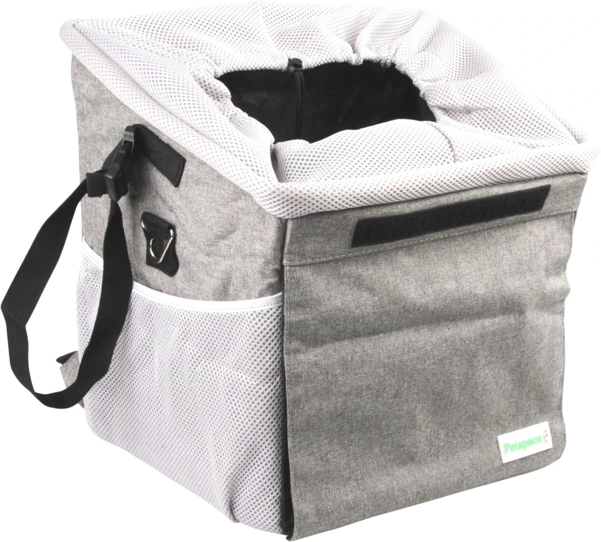 Petspace - Huisdieren Fietstas - Honden Fietsmand - Stuurtas Fiets - Fietsmand Voor Honden - Hondenfietsmand Voorop - Grijs 8 Petspace - Huisdieren Fietstas - Honden Fietsmand - Stuurtas Fiets - Fietsmand Voor Honden - Hondenfietsmand Voorop - Grijs - Afbeelding 8