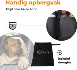 Hondendeken Auto Achterbank En Kofferbak Beschermhoes - Hondenkleed Auto - Autodeken Hond - Autokleed - 150x140cm - Zwart - Quzi -Dieren Product Winkel 1200x1088 3