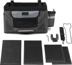 Fietsmand Hond Afneembaar Voor Volwassenen - Zwarte Fietsmand Honden Voorop - Mand Accessoires & Reflectiestrip - Hoge Kwaliteit -Dieren Product Winkel 1200x1089 7